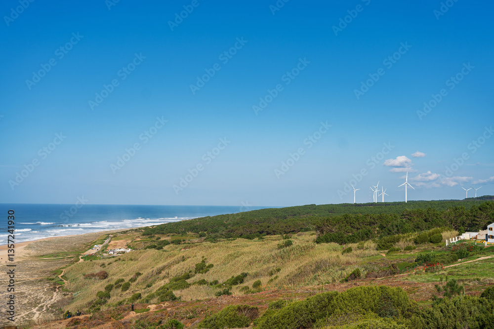 Nazare is one of beautiful seaside resorts in Portugal