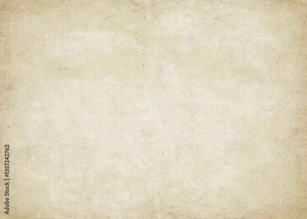 Vintage old paper background texture, grunge frame. Antique worn shabby parchment