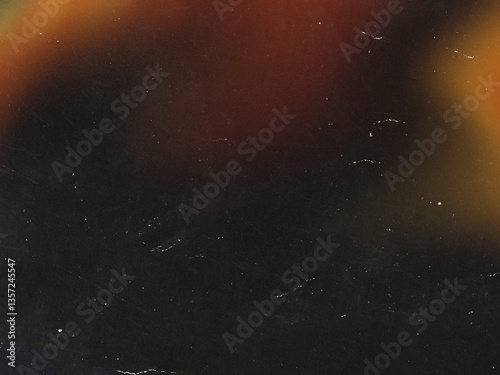 Fototapeta Naklejka Na Ścianę i Meble -  Abstract color gradient, modern blurred background film grain texture with dust. Elegant light design minimal style composition, Trendy overlay gradient grainy scratches texture for your projects