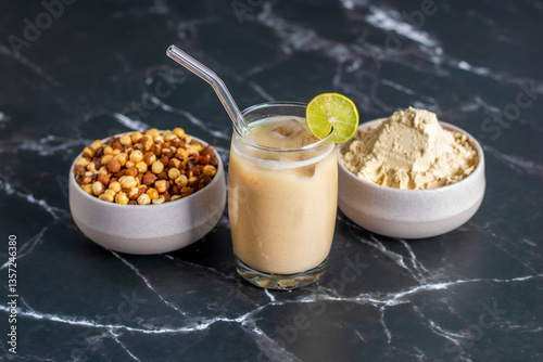 Sattu drinks are protein-rich, refreshing beverages made from roasted gram flour, mixed with water, spices, lemon, and sometimes jaggery for sweetness. They are nutritious, cooling, and energizing.