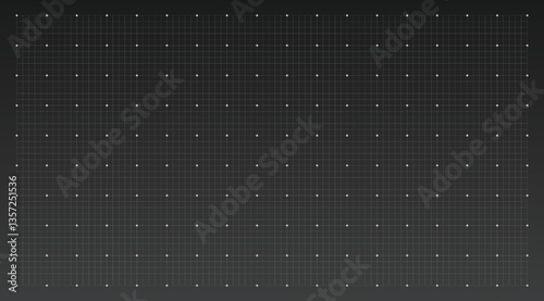 Vector illustration. Technical drawing paper with a structured dot grid, ideal for architectural blueprints and engineering plans