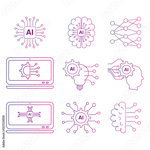 Artificial intelligence icon