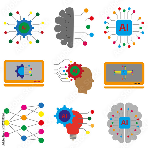 Artificial intelligence icon