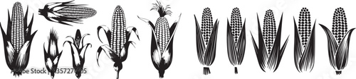 Collection of Corn silhouette