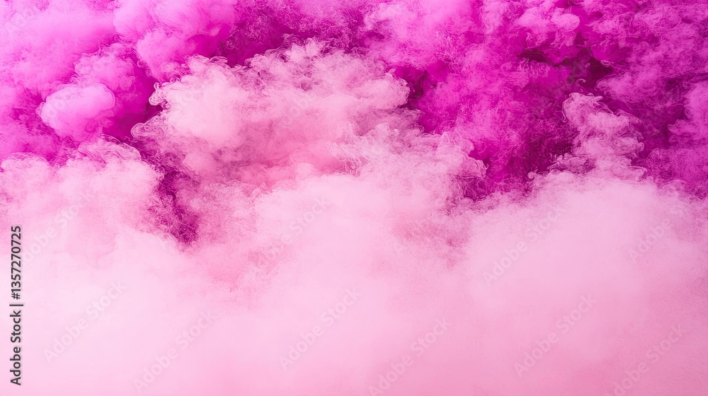 Obraz premium Pink Smoke Clouds Background for Design