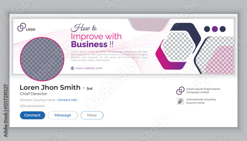 The best marketing solution is a social media cover design template with a creative and corporate background for any corporate office or business.