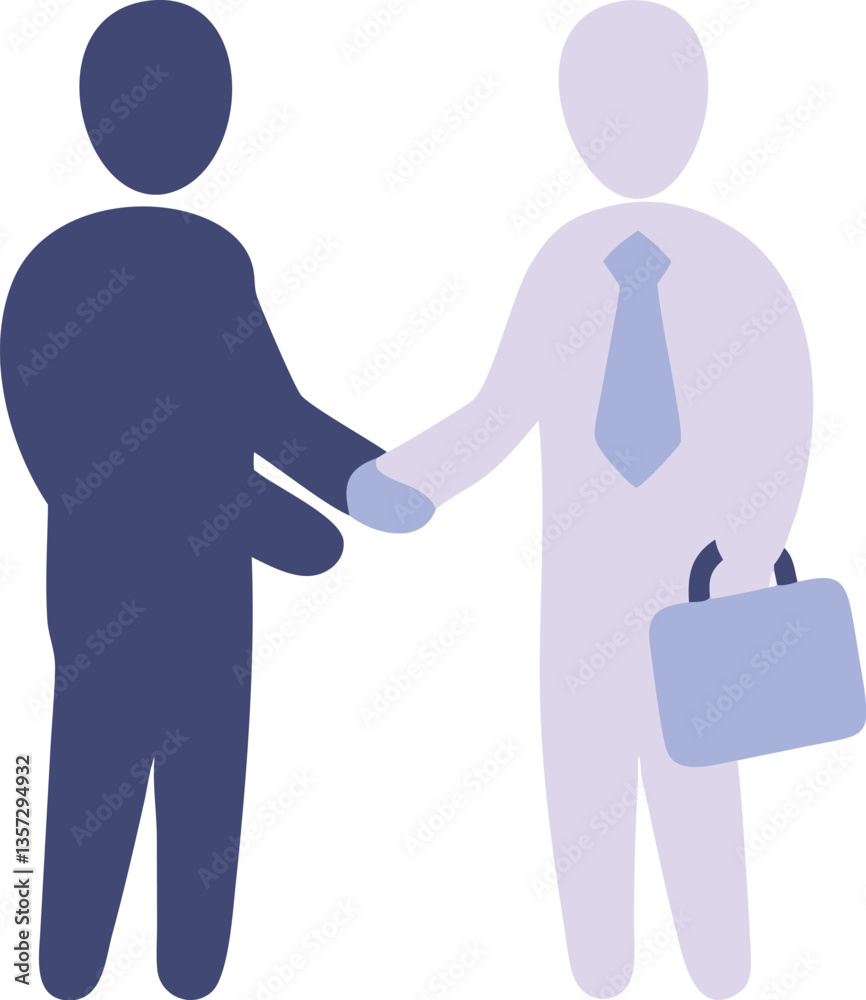 Business Handshake Icon for Professional Agreements and Partnership Collaborations Business Handshake Icon for Professional Agreements and Partnership Collaborations