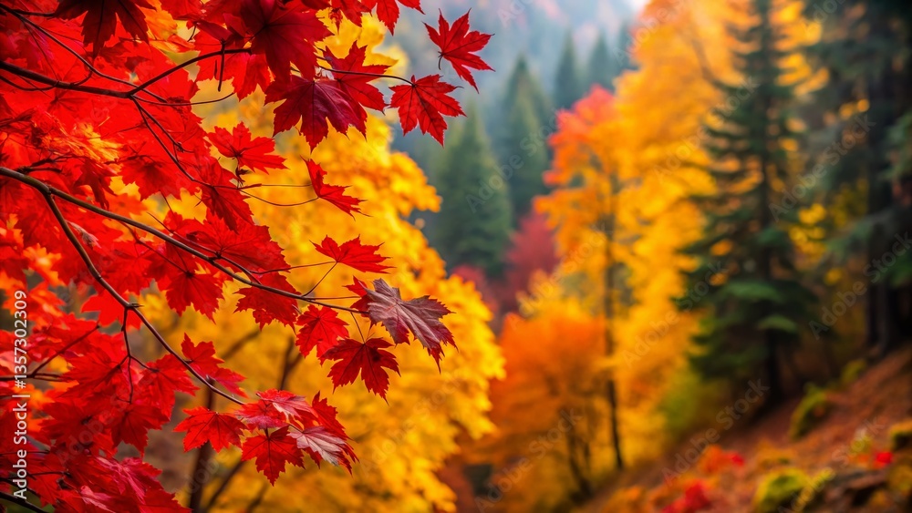 Oregon Fall Foliage: Vibrant Autumn Leaves on Majestic Trees Oregon Fall Foliage: Vibrant Autumn Leaves on Majestic Trees
