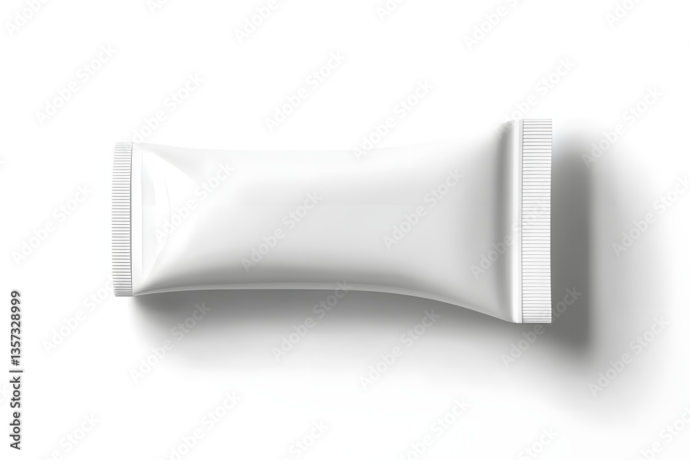 Toothpaste Tube Top View isolated on white background Toothpaste Tube Top View isolated on white background