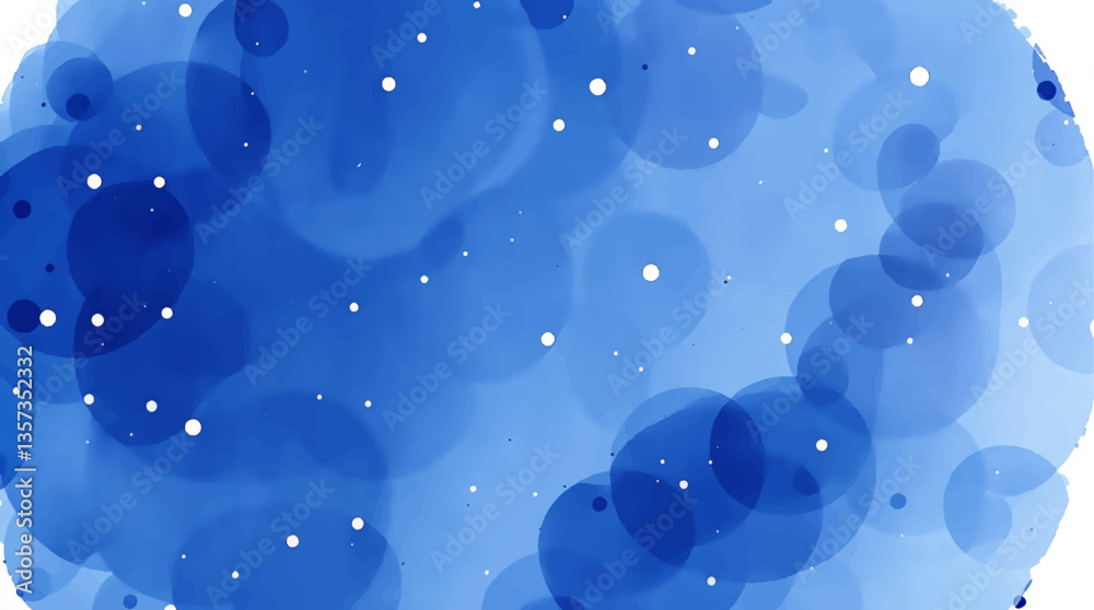 Watercolor blue background	