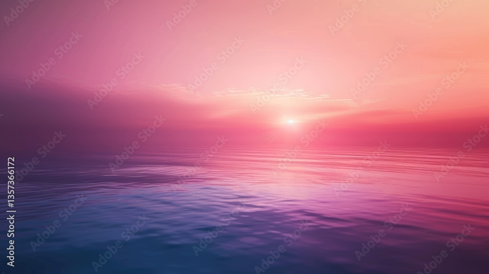 This stunning image captures a serene sunset over calm ocean waters, showcasing vibrant colors and gentle reflections that evoke peace and tranquility. Perfect for relaxation themes. This stunning image captures a serene sunset over calm ocean waters, showcasing vibrant colors and gentle reflections that evoke peace and tranquility. Perfect for relaxation themes.