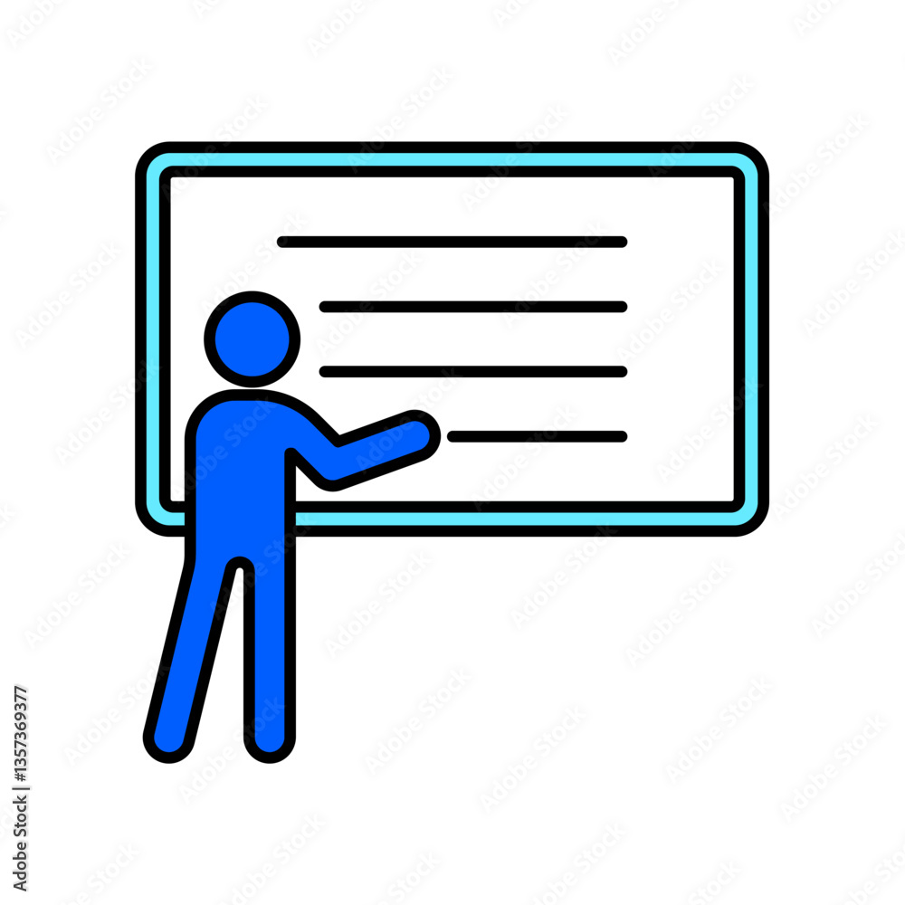 Icon a presentation, isolated against a clean background. Icon a presentation, isolated against a clean background.