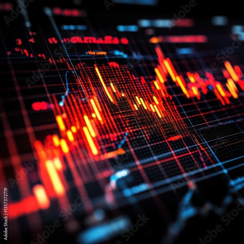 Wallpaper Mural Risk Financial Analysis, Business Strategy, and Investment on 3D Economy Management Chart Torontodigital.ca