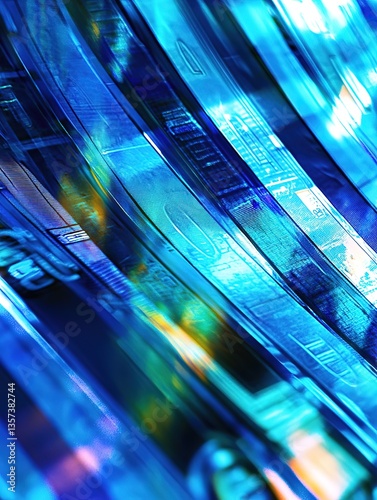 Abstract blue - toned image resembling electronic circuits, representing the complexity of digital systems.