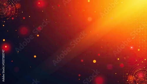 Bright orange abstract gradient banner background with halftone effect Modern wallpapers Suitable for templates, sale banners, events, ads, web and pages,  events,  modern