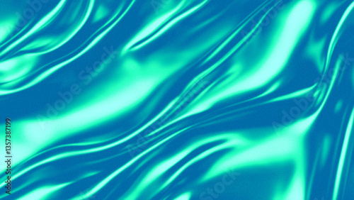 Blue And Green Wavy Abstract Noise Background