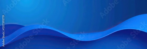 Blue wavy header design with curved abstract divider for website template,  divider,  template