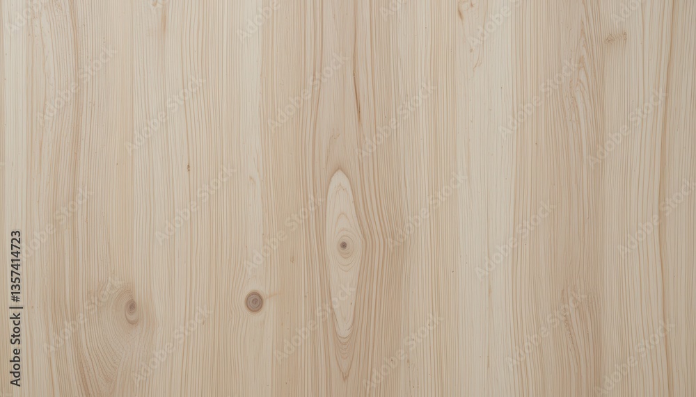 Light Beech Wood Texture Soft Finish, Subtle Patterns - High-Resolution Image