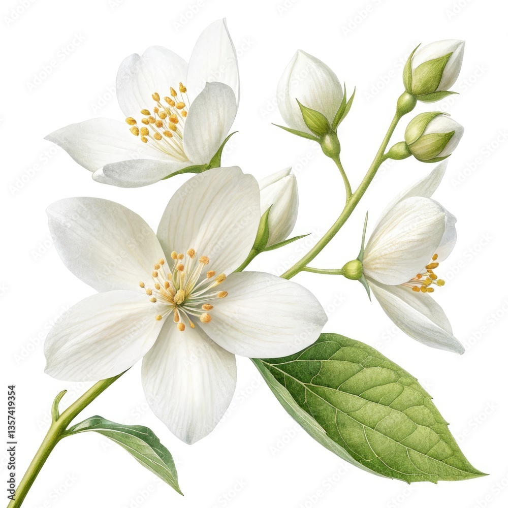 Fototapeta premium bouquet of white lilies