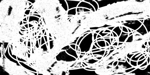 Distressed black texture. Dark grainy texture on white background. Dust overlay textured. Grain noise particles. Rusted white effect. Grunge design elements. Vector illustration