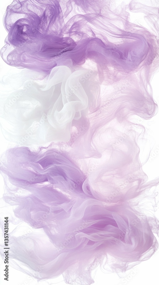 Fototapeta premium Ethereal mist with neon light glow in high resolution for artistic design