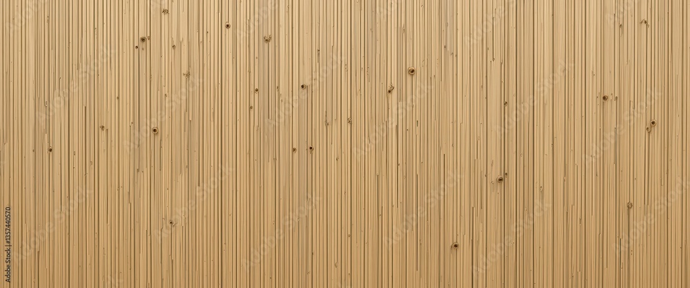 Fototapeta premium Modern Light Tan Bamboo Texture Vertical Lines, Eco-Friendly Design
