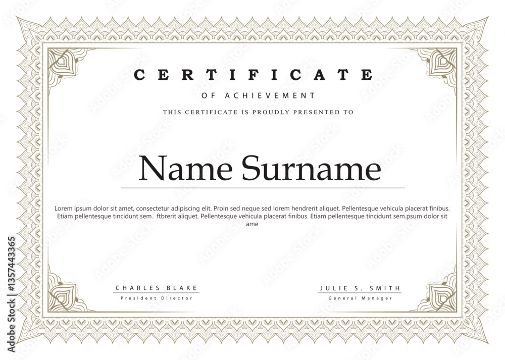 Certificate Template Design. Certificate Template Design.