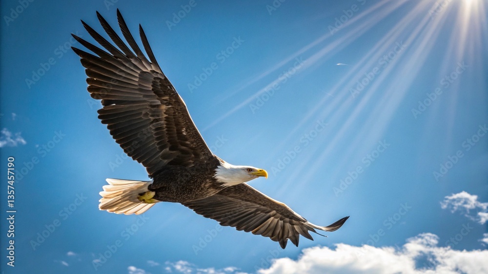 Fototapeta premium american bald eagle