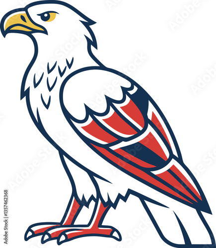 Bold Hawk Vector Logo