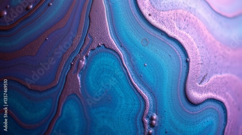 abstract blue background with paint
