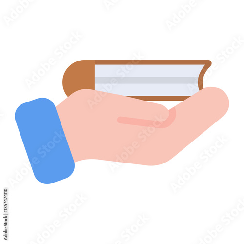 Colorful Flat Courtroom Oath Icon