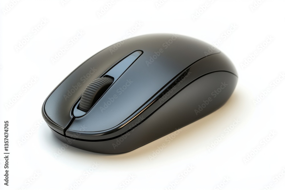 A computer mouse isolated on a white background. A computer mouse isolated on a white background.