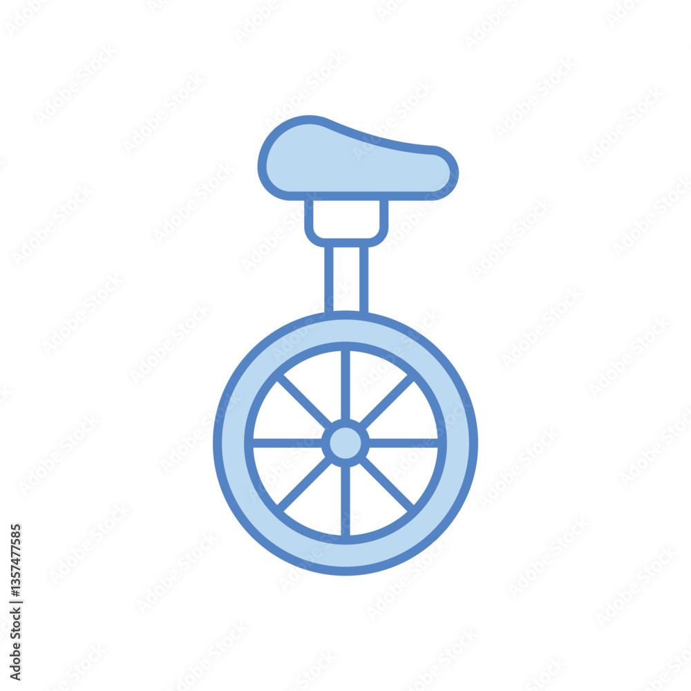 Unicycle Vector icon Unicycle Vector icon