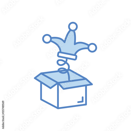 Prank Box Vector icon
