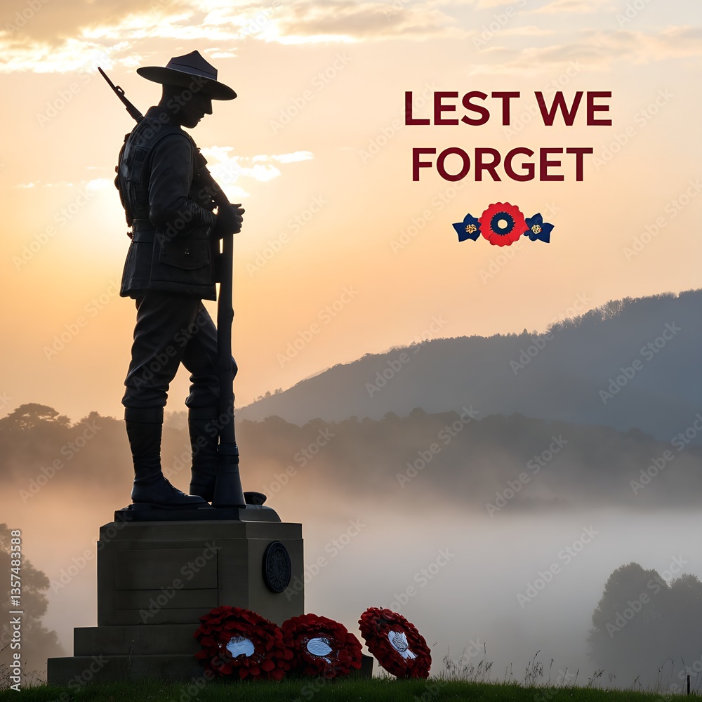 Fototapeta premium Dzień Anzac, abyśmy nie zapomnieli