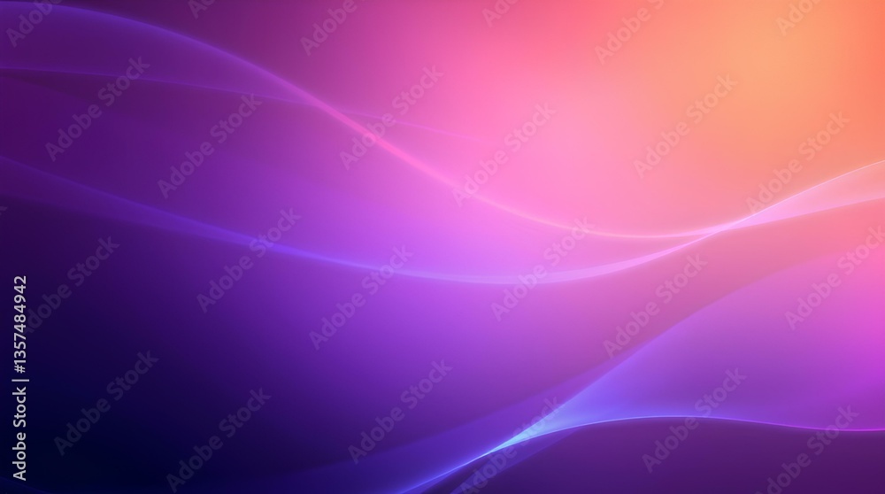 Abstract Gradient Waves in Vibrant Purple and Pink Hues Abstract Gradient Waves in Vibrant Purple and Pink Hues