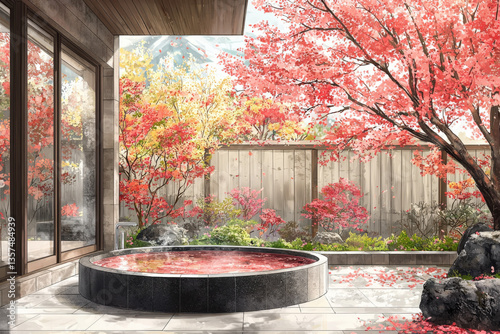 A calming illustration of a...