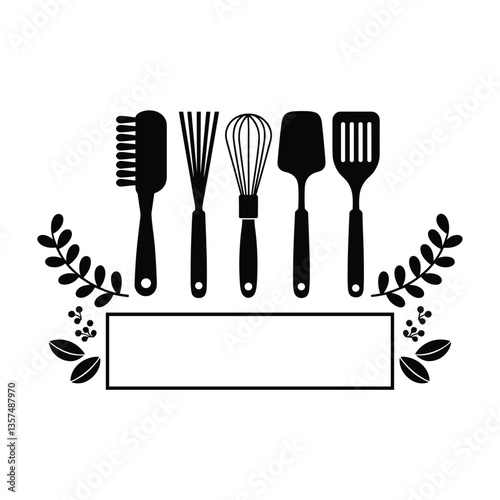 Kitchen Utensils Silhouette