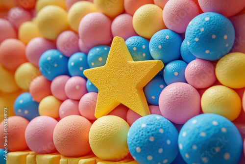A playful background featur...