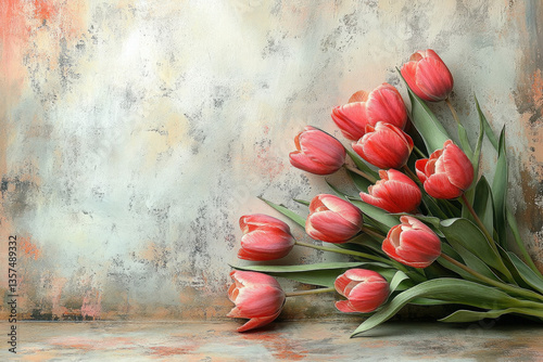 A postcard background with ...