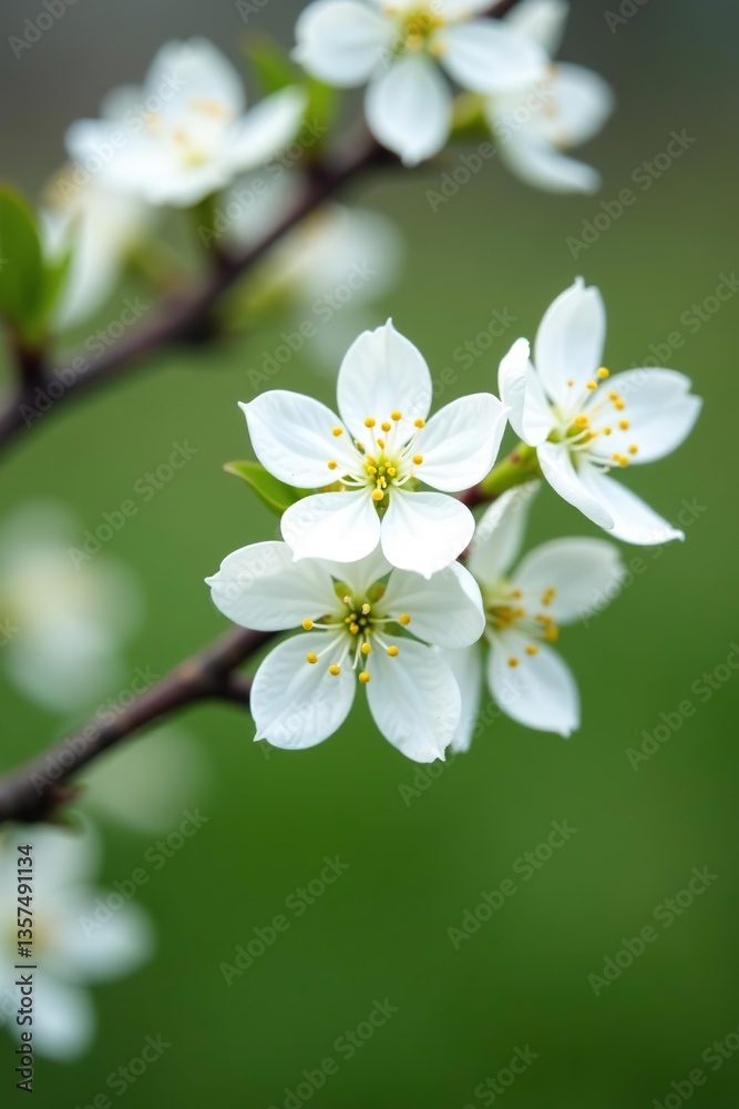Close-up of white hawthorn flowers blooming on a bush in spring, with blurred background, white flowers, fresh Close-up of white hawthorn flowers blooming on a bush in spring, with blurred background, white flowers, fresh