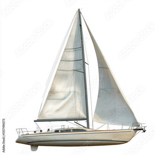 sailing isolated