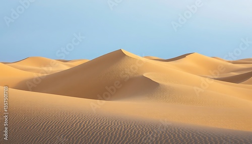 Fototapeta Naklejka Na Ścianę i Meble -  sand dunes in the sahara
