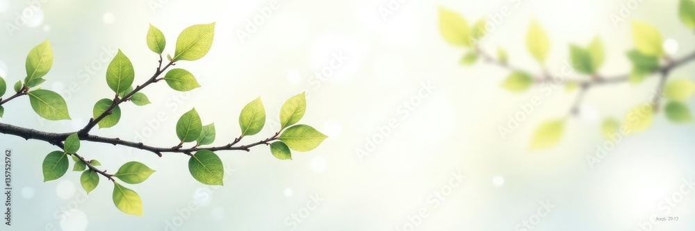 Delicate branches with leaves on a white background, nature, plant life, trees Delicate branches with leaves on a white background, nature, plant life, trees