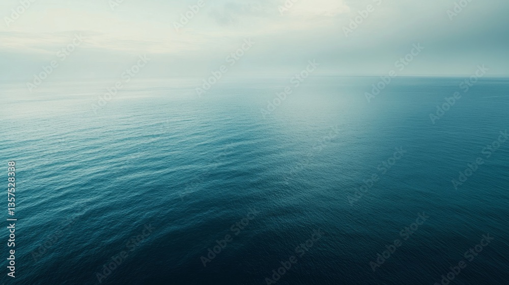 Calm ocean waves coastal area nature scene tranquil environment aerial view serenity and beauty