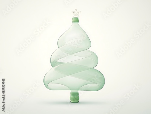 Recycled Plastic Christmas Tree.