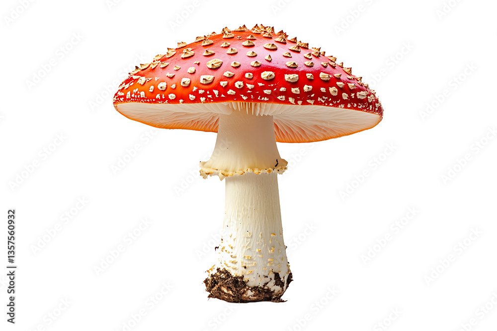 Toxic Wild Mushroom Texture Isolated on Transparent Background PNG Image. Toxic Wild Mushroom Texture Isolated on Transparent Background PNG Image.