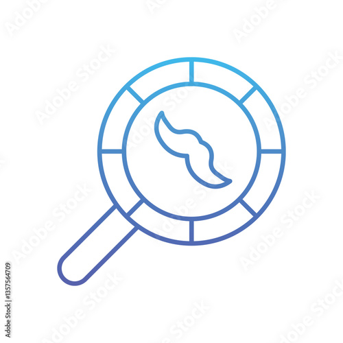 Moustache Prank Vector icon