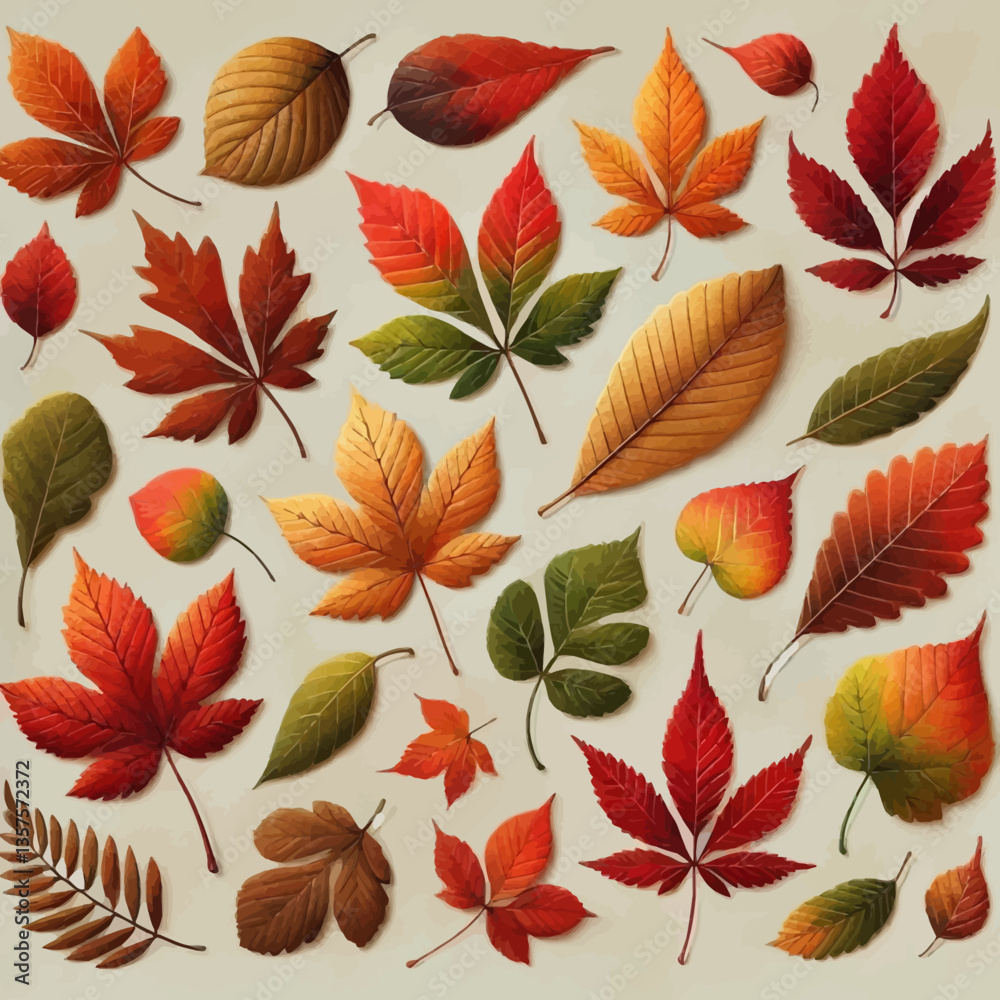 Fototapeta premium green leaf vector, dog enjoying music, autumn leaves, mandala, floral, floral vector, green leaves, social media icon, animal vector