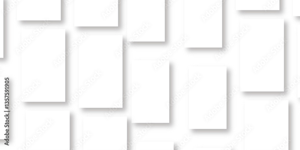 3D White geometric abstract background overlap layer on bright space with rounded rhomb effect decoration. Vector abstract graphic design Banner Pattern background web template. 3D White geometric abstract background overlap layer on bright space with rounded rhomb effect decoration. Vector abstract graphic design Banner Pattern background web template.